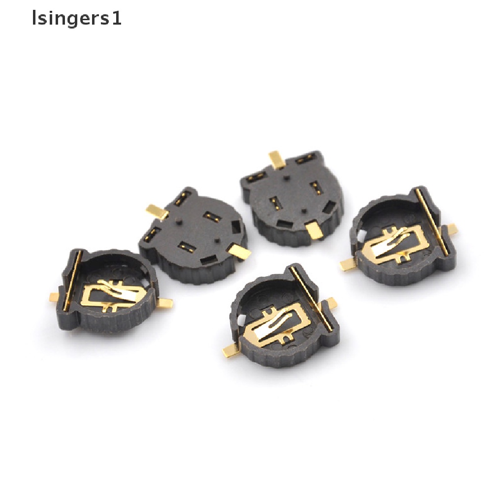 (lsingers1) 5pcs / set holder Baterai CR1220-2 CR1220 SMD 1220