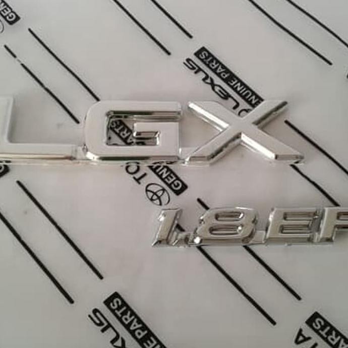 terbaru dan terlaris emblem / logo / hiasantulisan  LGX efi 1,8 kijang kapsul