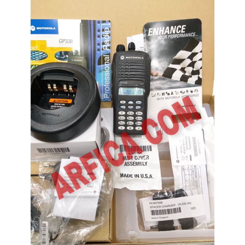 MOTOROLA GP338 HT MOTOROLA GP 338 VHF - HANDY TALKY MOTOROLA GP338 VHF