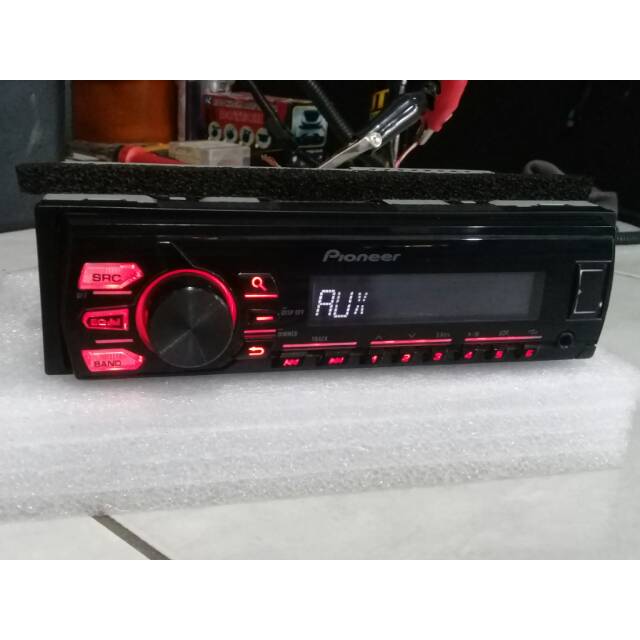 Tape mobil pioneer MVH-9078 zy singel head unit pioneer USB