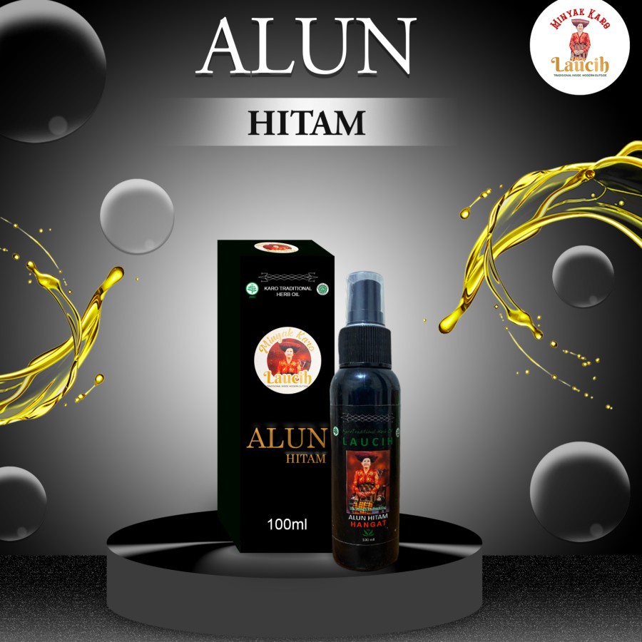 Traditional Herbal Oil Karo Minyak Alun Hitam Spray 100ml Aromatherapy