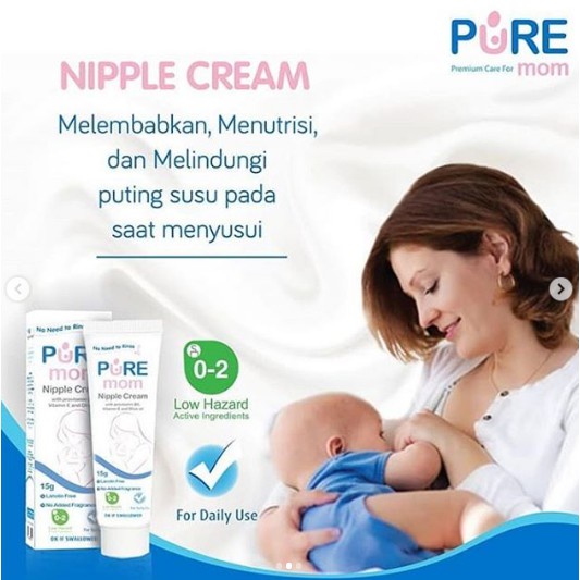 Pure Mom Nipple Cream/Cream Puting Ibu