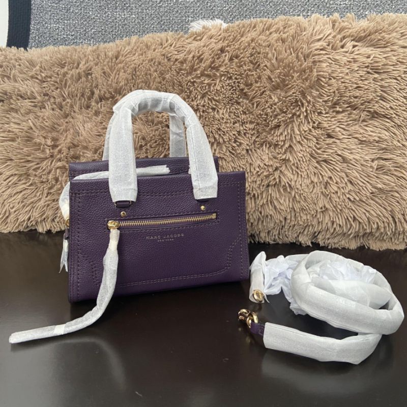 Tas Marc Jacobs Original MJ Mini Cruiser Satchel Bag Grape purple