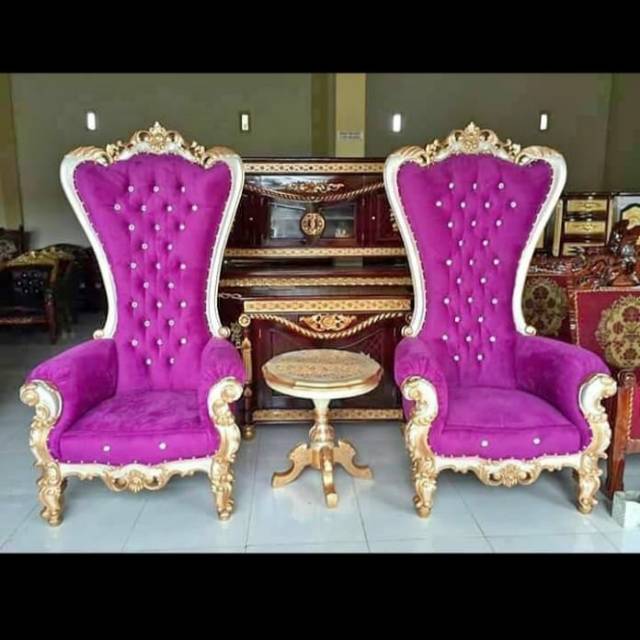 Kursi syahrini single ukir kayu jati tpk