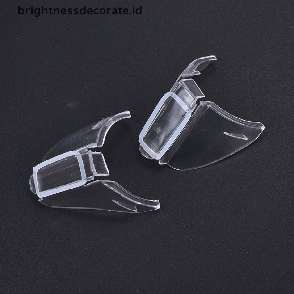 2 Pcs Kacamata Pelindung universal flexible Warna Bening Untuk Keamanan