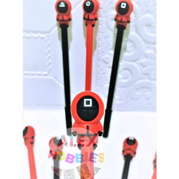 

pulpen karakter squid game / pulpen anak sekolah / pulpen super hero / pulpen lusinan /pen squid game