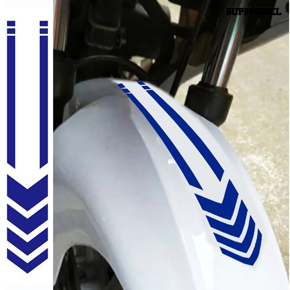 Stiker Decal Reflektif Motif Tulisan Warning Untuk Fender Motor / Mobil