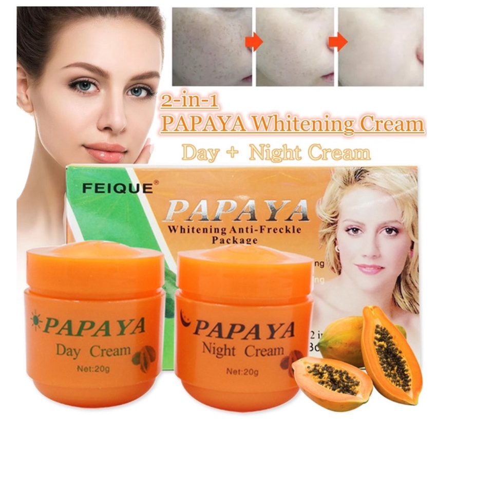 CS1 Papaya Brightening Treatmen Cream Day &amp; Night Cream | Paket Cream Papaya by Mamaya COD