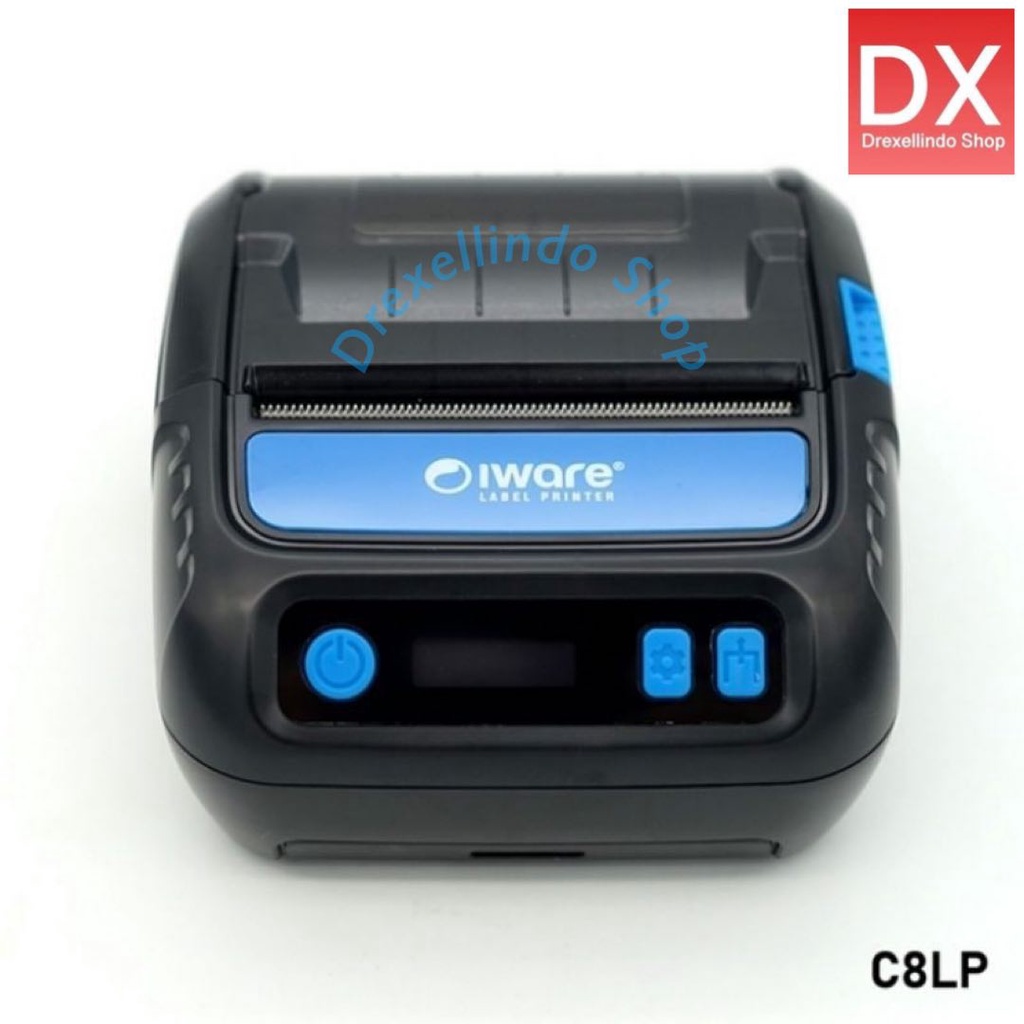 Printer Mobile Bluetooth Label Sticker Thermal 80mm Iware IW-C8LP C8LP
