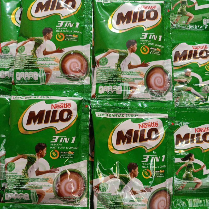 

Milo 3in1 kemasan renceng