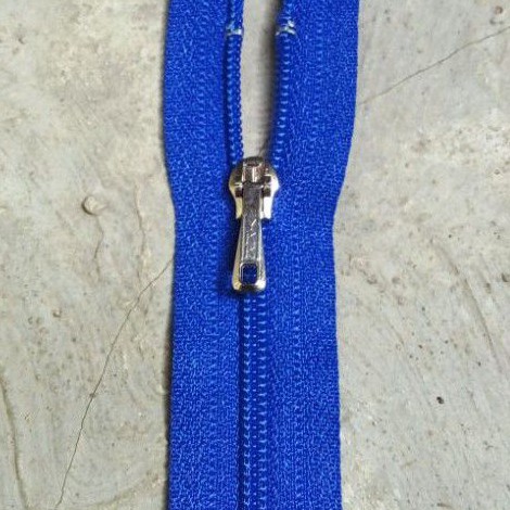Resleting YKK 17 cm Biru Benhur