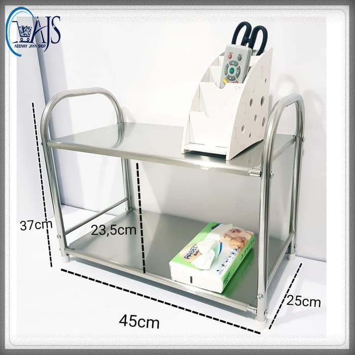 Rak Toilet Stainless 2 Susun