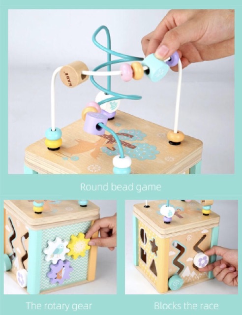 pastel wooden toys