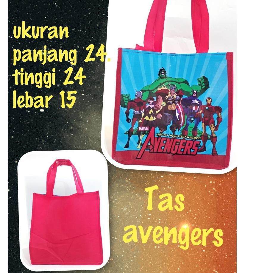 

Big Sale 12pcs Tas souvenir ultah/tas ultah anak super hero