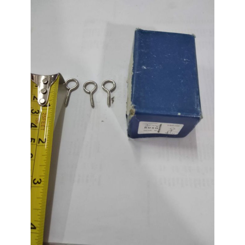 Skrup Sekrup Hook Tutup No.3 / Paku Ulir Gantungan / Screw Hook / Sekrup Gantungan