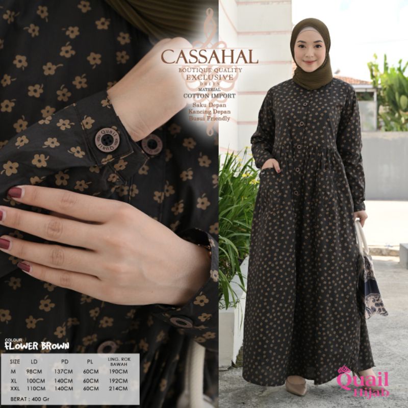 gamis cassahal quail hijab