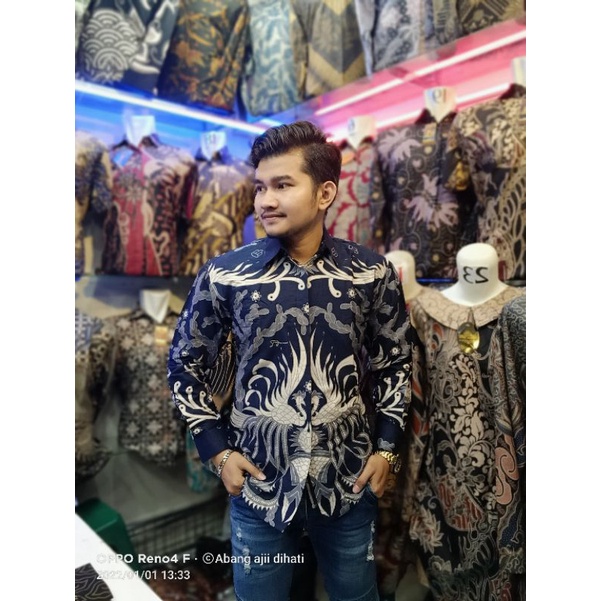 KEMEJA BATIK KATUN PREMIUM FOURING LENGAN PANJANG M L XL XXL L3 L5 KATUN HALUS TIDAK LUNTUR