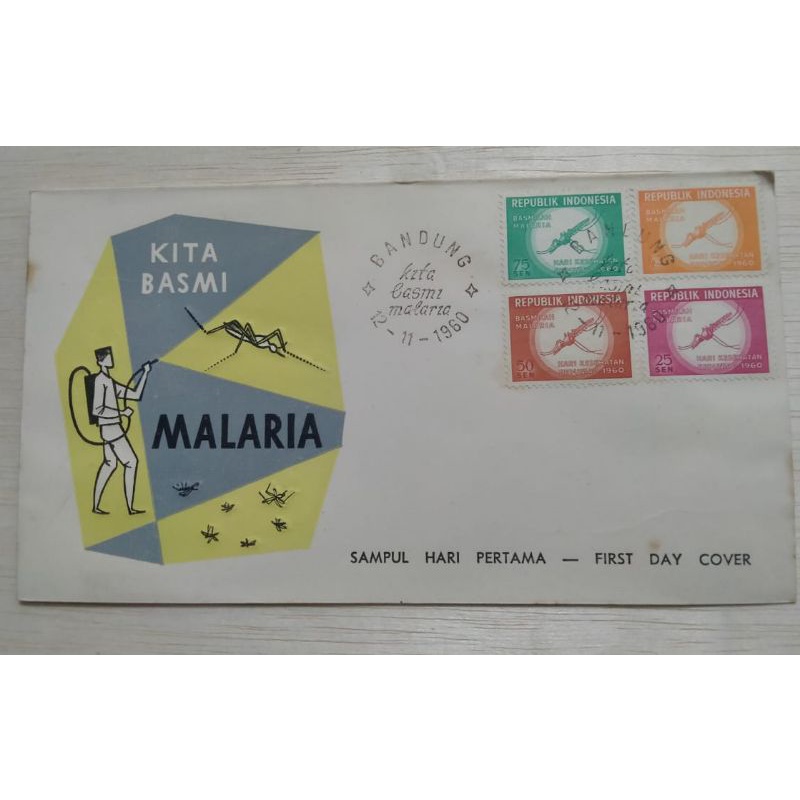 

SHP Prangko - Perangko kita basmi Malaria 1960