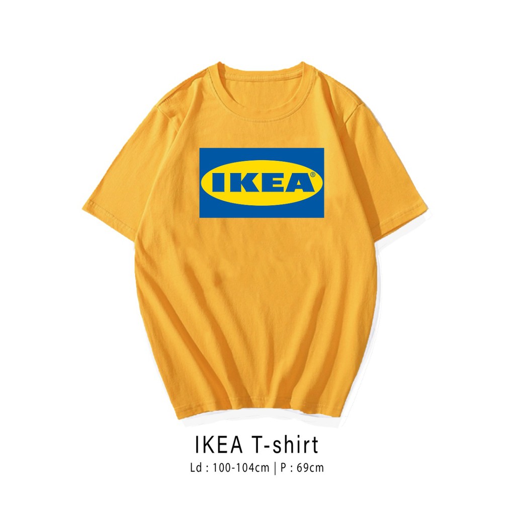 IKEA  / TERMURAH BAJU KAOS KATUN WANITA/ PRIA UNISEX LENGAN PENDEK / TUMBLR TEE