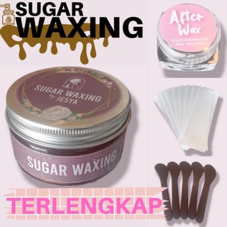 Image of SUGAR WAXING PREMIUM 150g+free after wax care+spatula+10kain wax