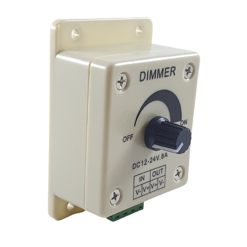 Pengatur Lampu LED Dimmer DC 12v 24v 8A