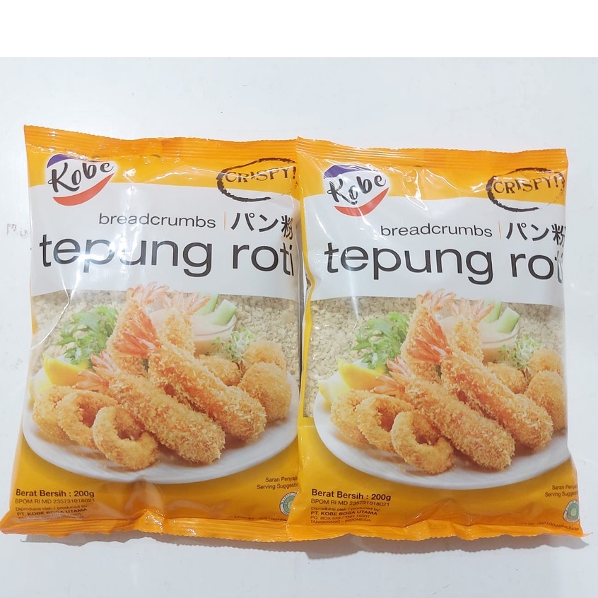 

KOBE tepung roti putih (breadcrumbs) 200gr