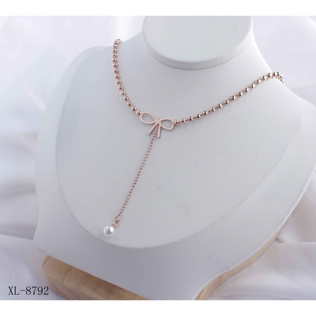 Kalung Titanium Perhiasan Fashion 8792