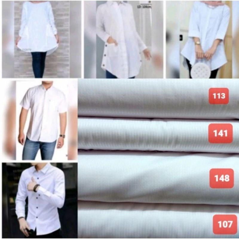 kain katun jepang bordir premium doby timbul baju koko taqwa gamis