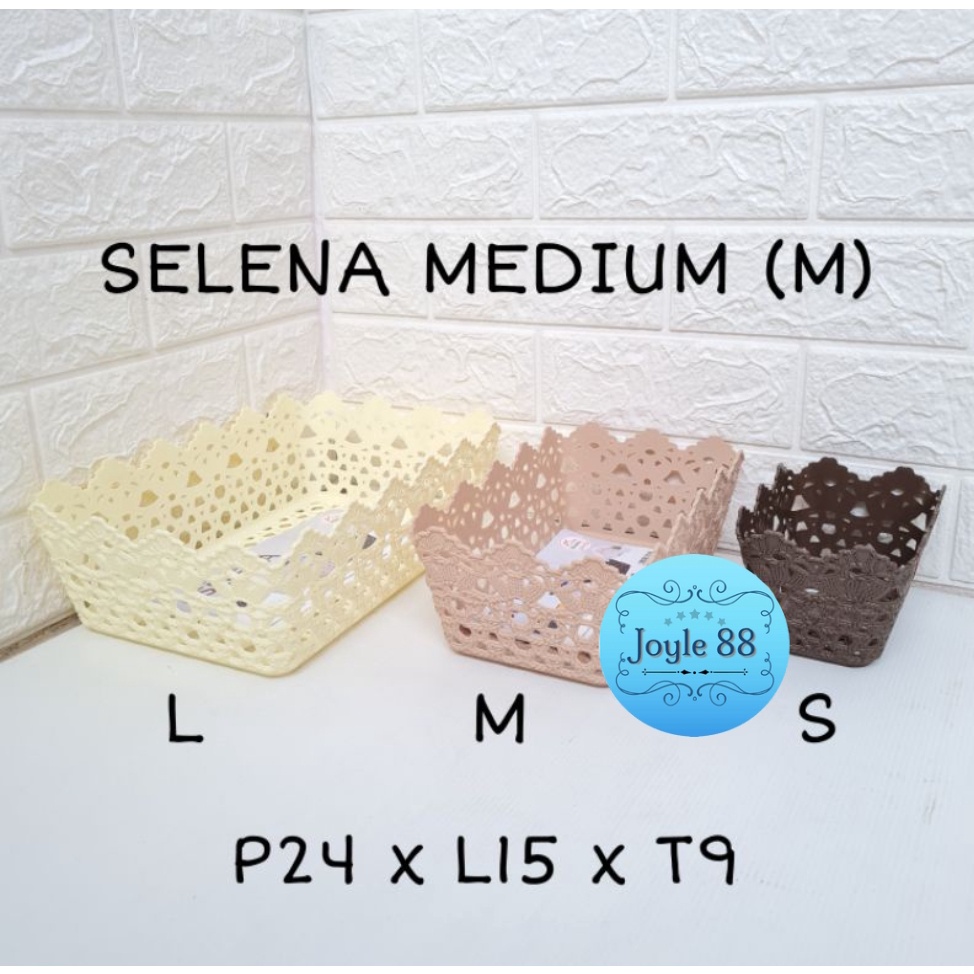 Kerenjang Estetik SELENA MEDIUM (M) /keranjang serbaguna (1PC)