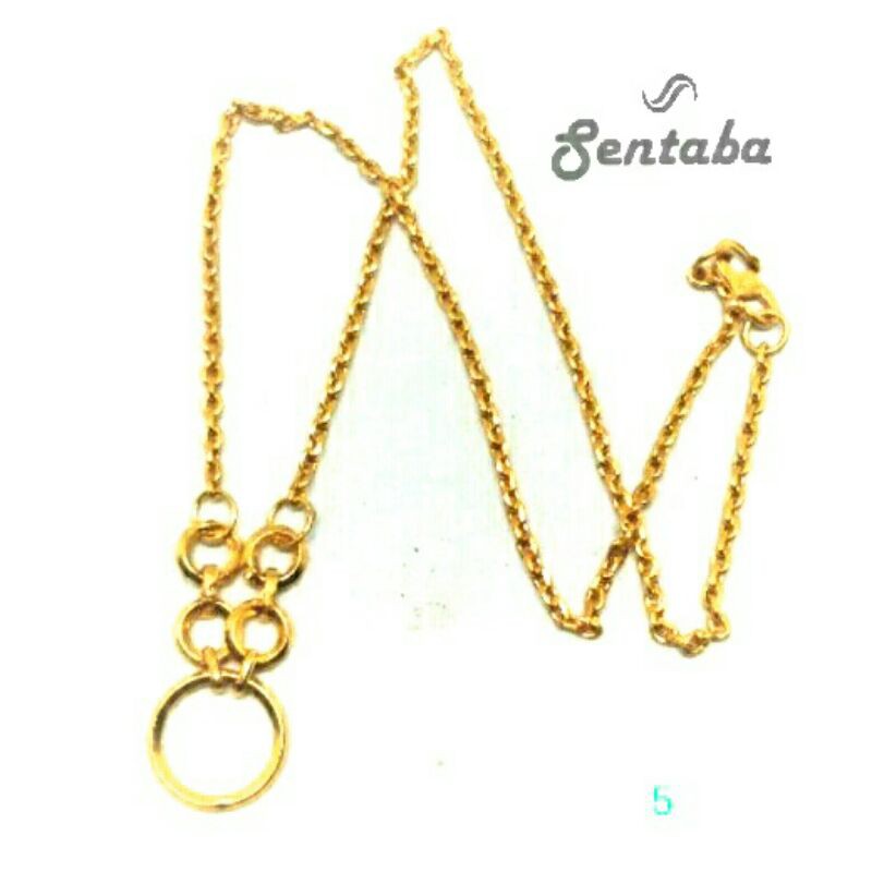 Lapis Emas - Kalung Perak Murni motif ring