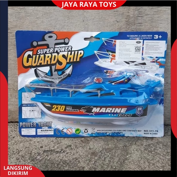 Mainan Anak Perahu Baterai Speed Boat Kapal Laut Fery / Mainan Edukatif Anak Terbaru SNI Murah