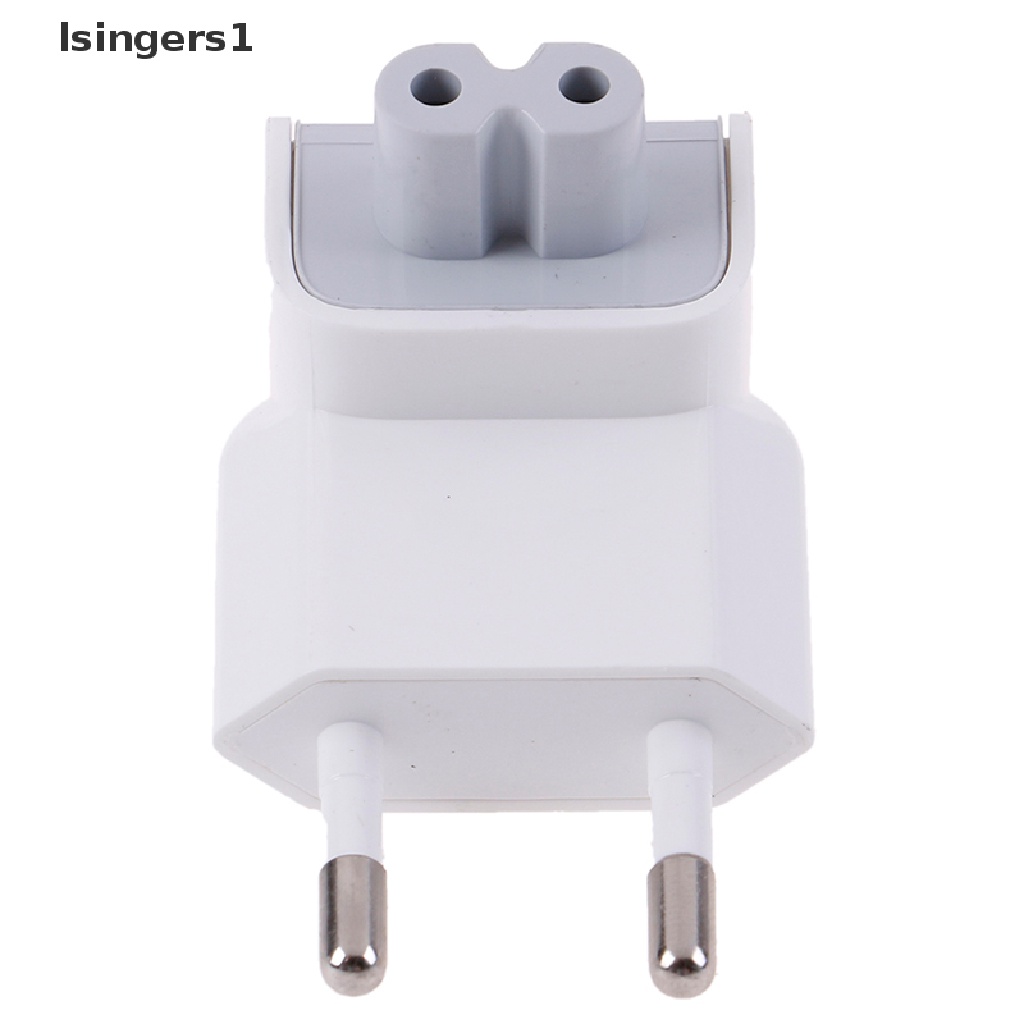 (lsingers1) Adapter Konverter Charger Power Supply US Ke EU Plug Untuk Mac Book