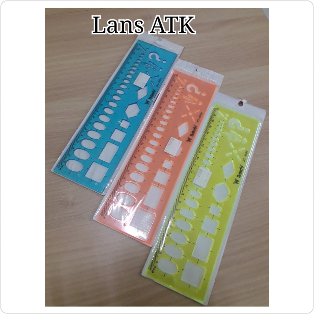 

Butterfly Penggaris Cetakan BT-9500 penggaris