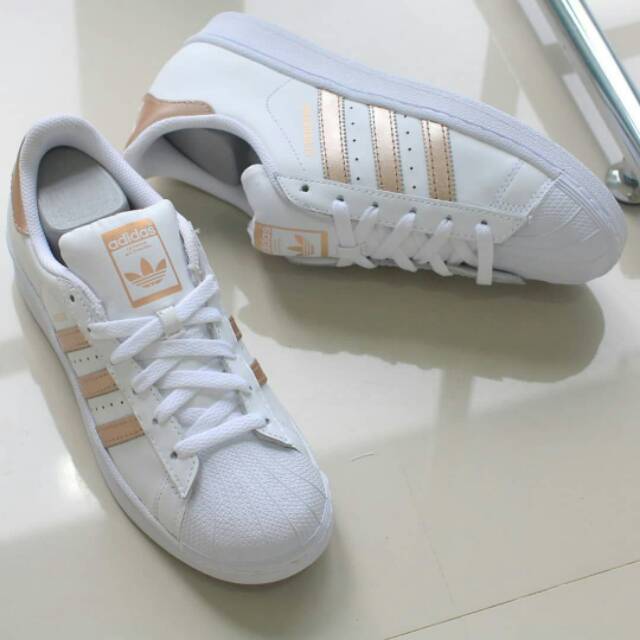 Adidas Superstar Rose Gold 100% Original