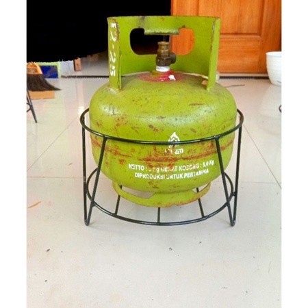 BAYAR COD / DUDUKAN POT / STANDING BESI MULTIFUNGSI / DUDUKAN TABUNG GAS / RAK GAS / RAK GAS MULTIFU