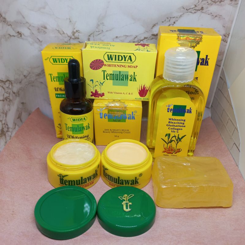 [COD] PAKET TEMULAWAK 5 IN 1 ORIGINAL 100% IMPOR SKIN CARE ORI WIDYA