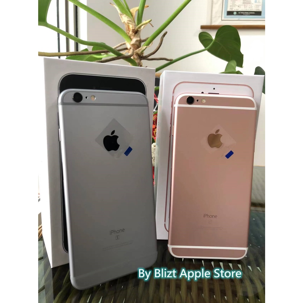 iPhone 6s Plus 128GB Fullset  All Sim Silent Or Ex inter Second Like New Mulus100%  3utools All Green (Garansi 1 Bulan)