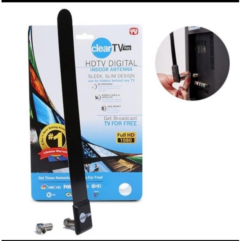 Antena TV Indoor Digital Clear TV Key HDTV Full HD 1080