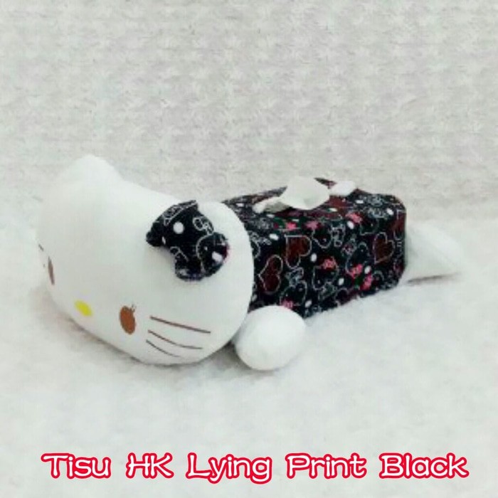 Tempat kotak box tissue tissu tisu mobil hk hellokitty hello kitty hitam