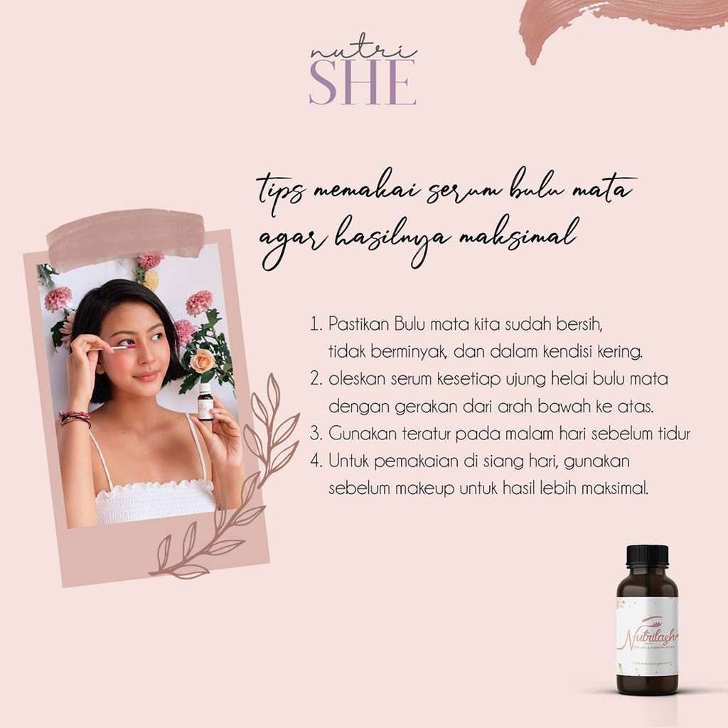 PAKET HEMAT NUTRILASH DAN NUTRIHAIR BY NUTRISHE - BPOM - SERUM BULU MATA DAN RAMBUT