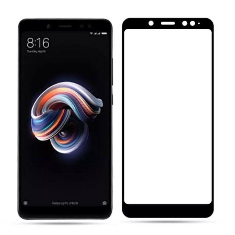 Tempered Glass Xiaomi redmi note 5 pro redmi 5+ Antigores full cover