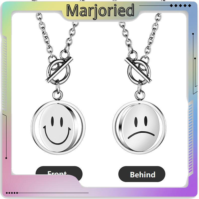 Fashionable Simple Smile Pendant Hip Hop Pria dan Wanita Kalung-MJD