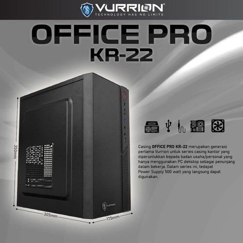 CASING VURRION OFFICE PRO INCLUDE PSU 500 WATT