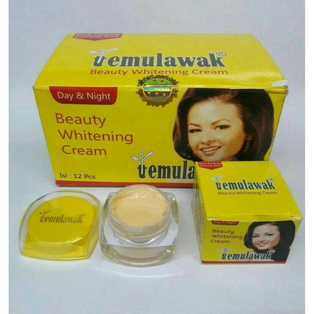 Temulawak Beauty Day Night Whitening Cream 2 In 1 Original Embos Pot Kaca Indonesia