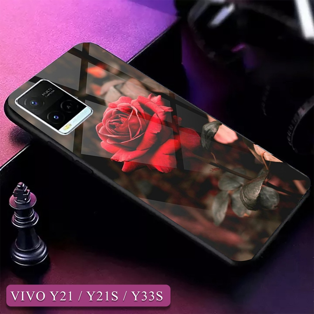 Greencase Hardcase Vivo Y21/Y21S/Y33S ( Fashion Case P0003) - Untuk Pria,Wanita, Dewasa ,Remaja ,- K