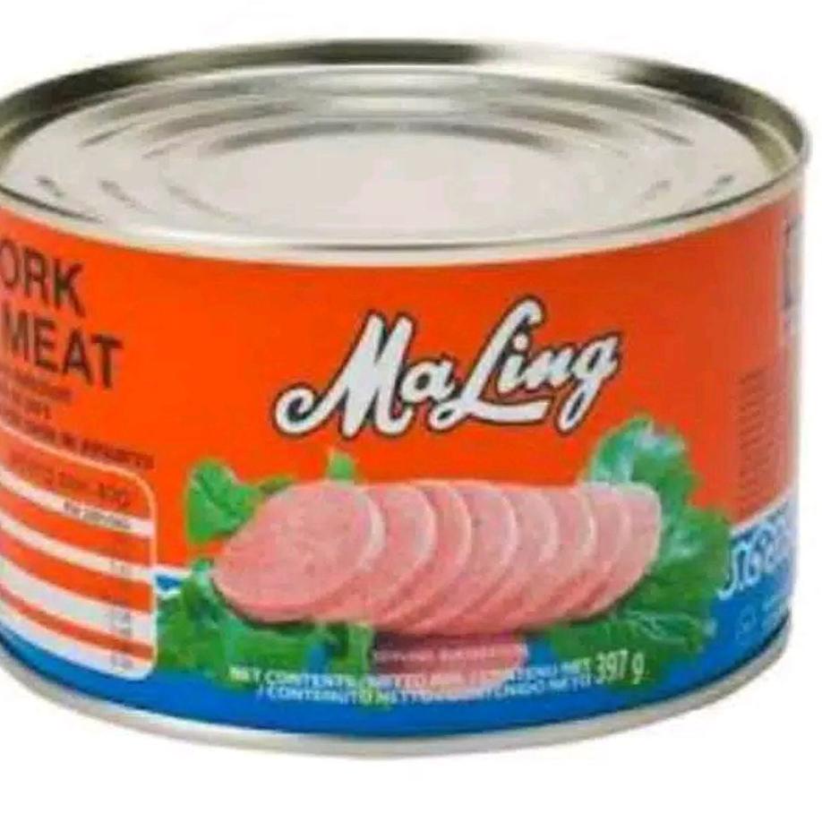 

TRXq7Q1c--397 gr Maling Canned Pork Luncheon Meat / Daging Babi MaLing NON HALAL
