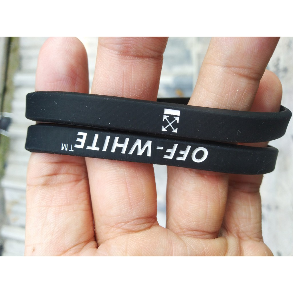 OFF WHITE Gelang Pria Bracelet BAYAR DITEMPAT NEW