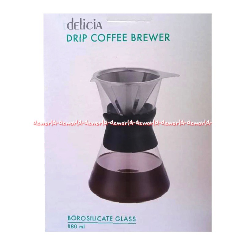 Delicia Drip Coffee Brewer 880ml Alat Penyaring Kopi Manual