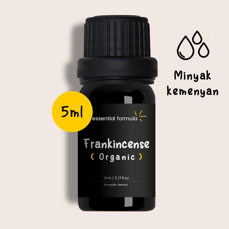 5ml Organic Frankincense Essential Oil Minyak Kemenyan Murni 100%