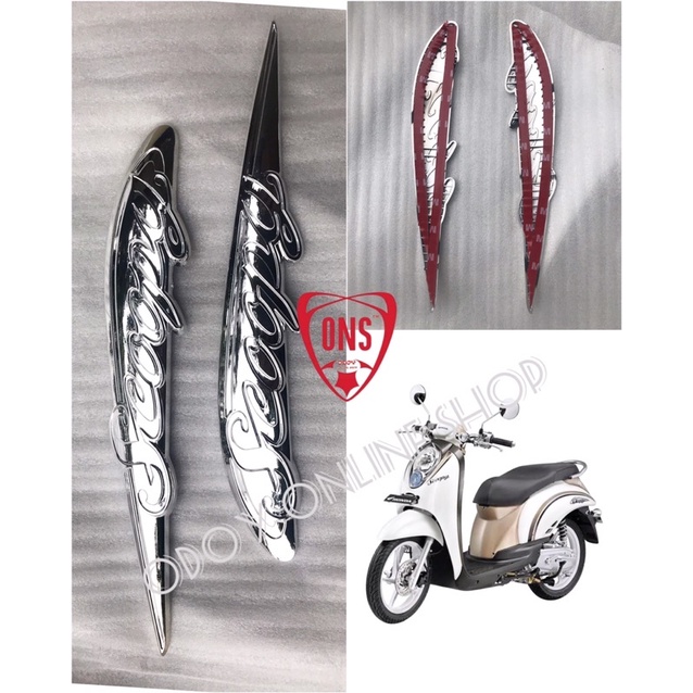 Emblem logo Scoopy lama karbu 2010 2011 2012